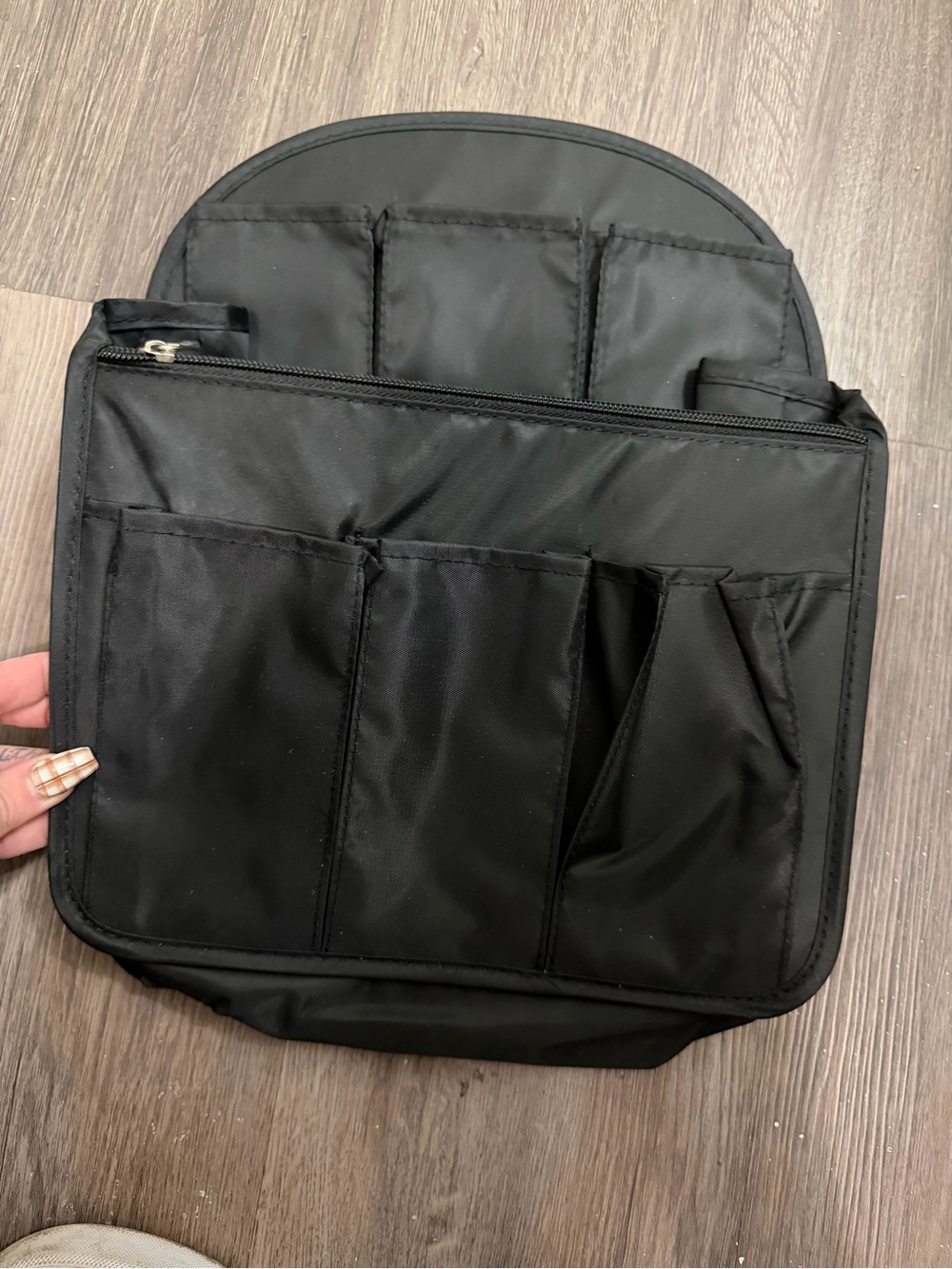 Mini Backpack Organizer Insert Waterproof Purse Insert Nylon Bag Organizer-new